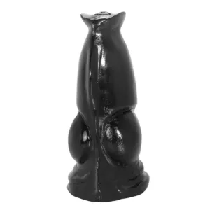 10-inch Massive Black Realistic Dildo with Sturdy Base