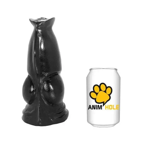 10-inch Massive Black Realistic Dildo with Sturdy Base