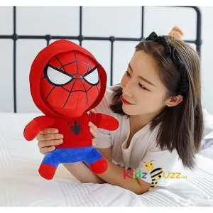 50cm Spiderman With Cap Soft Toy- Soft , Cuddly Plush Toy