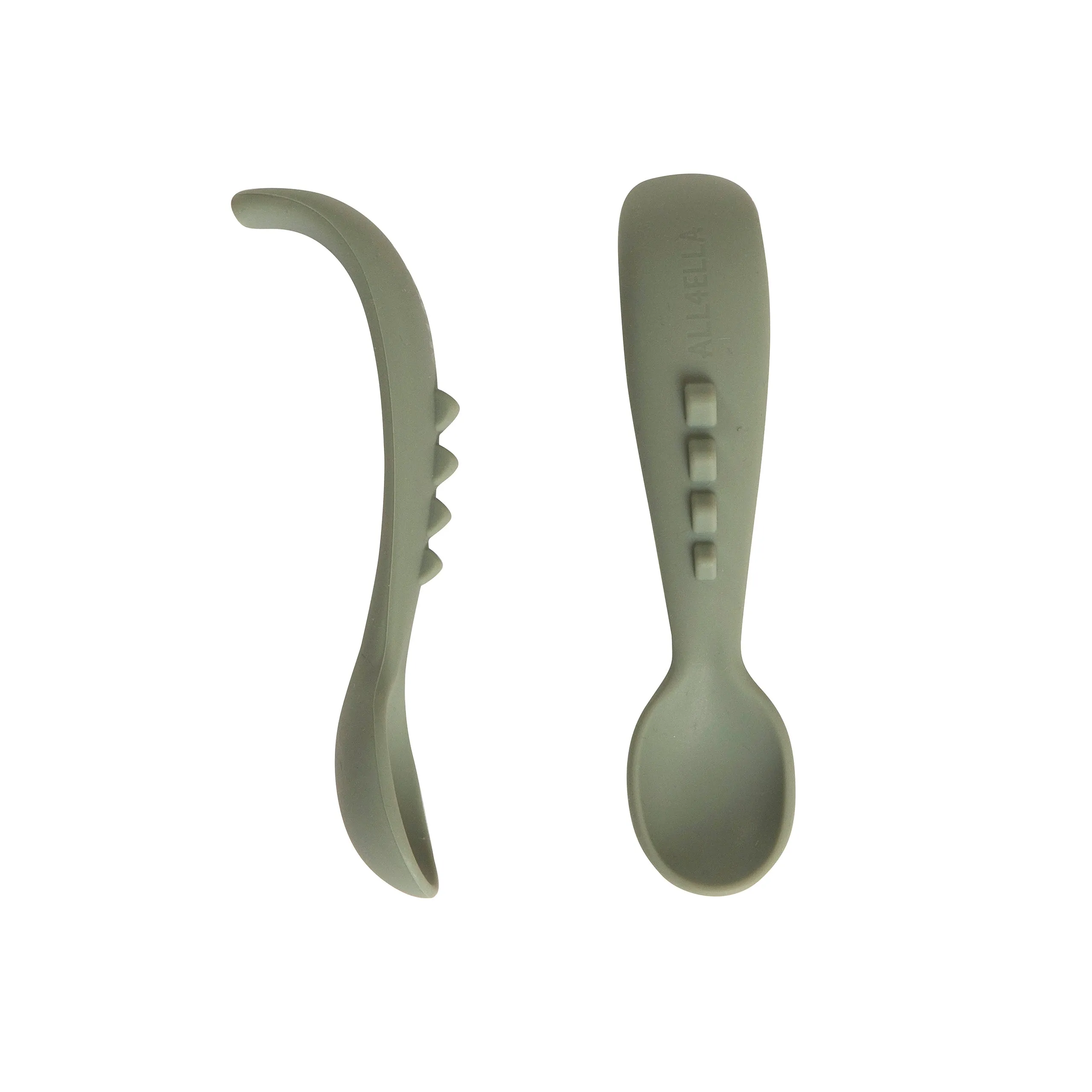 ALL4ELLA COMFY GRIP SILICONE SPOONS 2 PACK