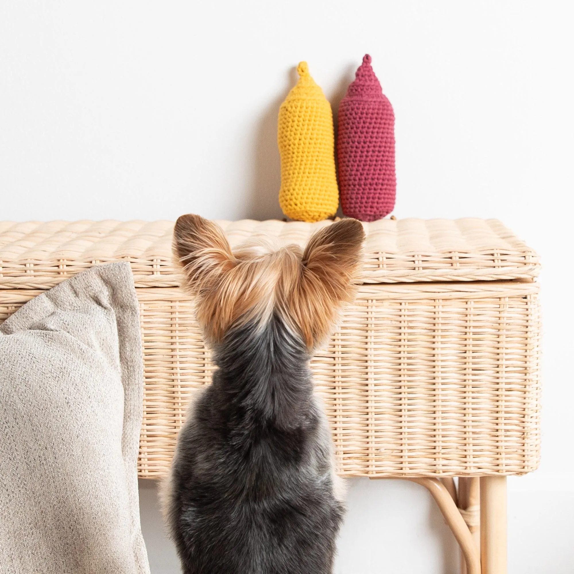 Bernat Ketchup & Mustard Crochet Pet Toys