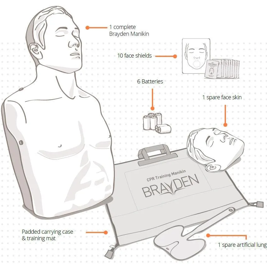 Brayden CPR Training Manikin