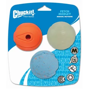 Chuckit! Fetch Medley, 3-Pack, Dog Toy