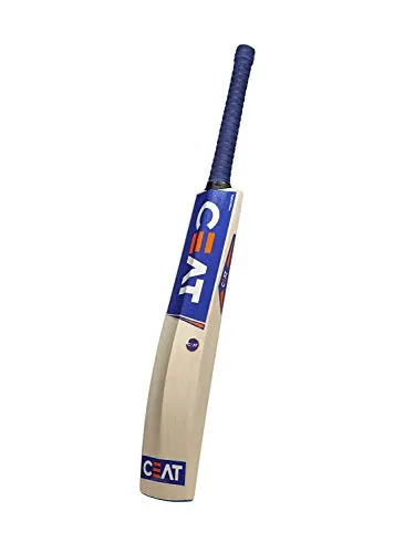 Cricket Bat Wooden (Natural, Size - 6, Not Recommended for Leather Ball), Color & Sticker May Vary