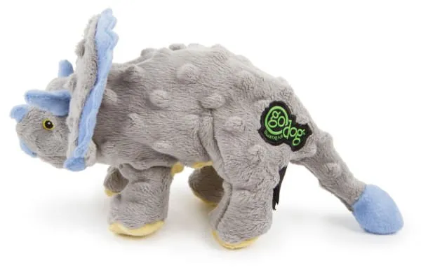 Dinos Frills Triceratops Dog Toy