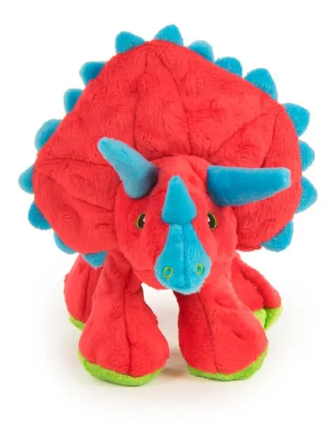 Dinos Frills Triceratops Dog Toy