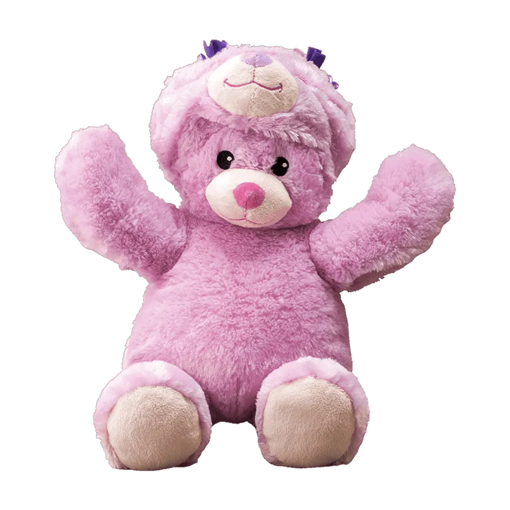 Flipemz Pink Bear to Butterfly Fairy Bear Plush Toy