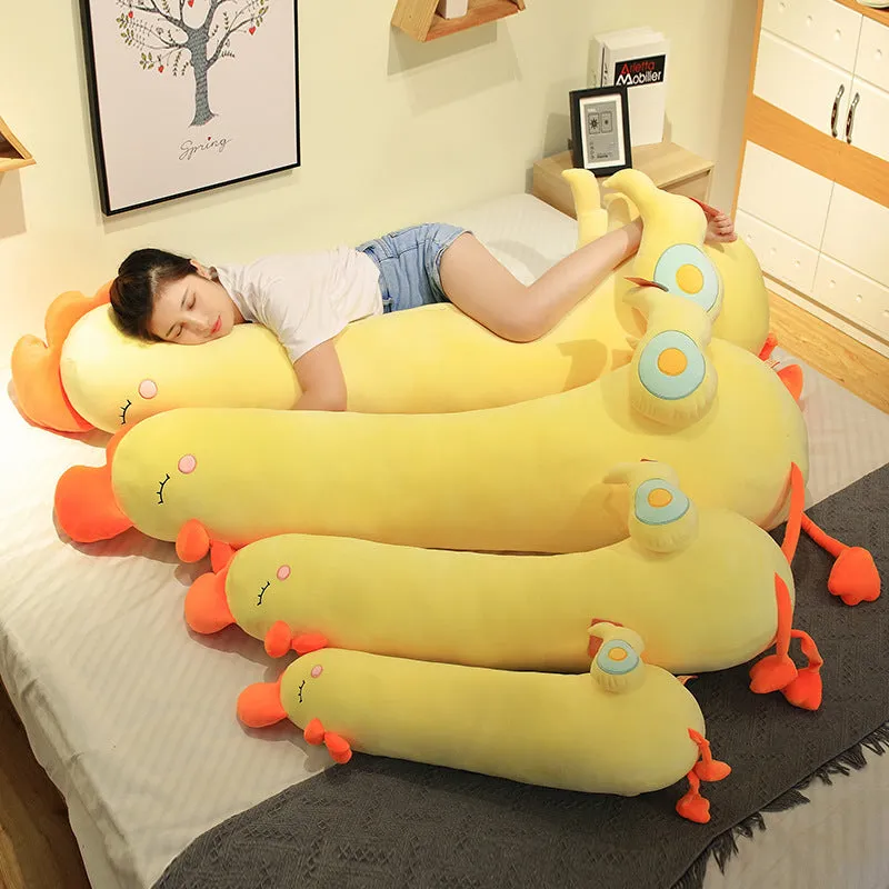 Giant Cuddly Chicken Body Pillow Plush