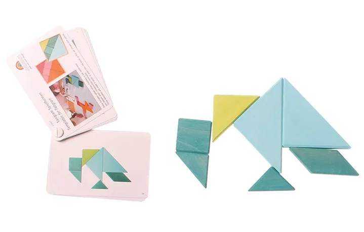 Grimm's Blue & Green Tangram