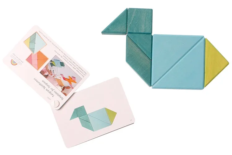 Grimm's Blue & Green Tangram