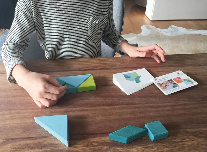 Grimm's Blue & Green Tangram