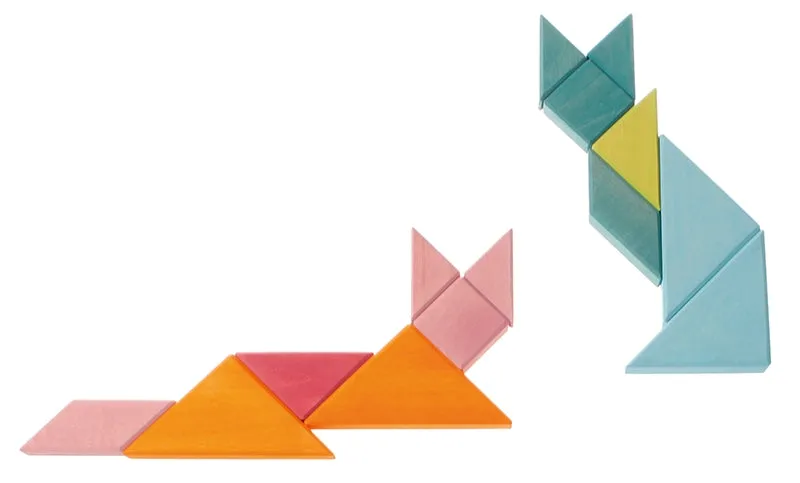 Grimm's Orange & Pink Tangram