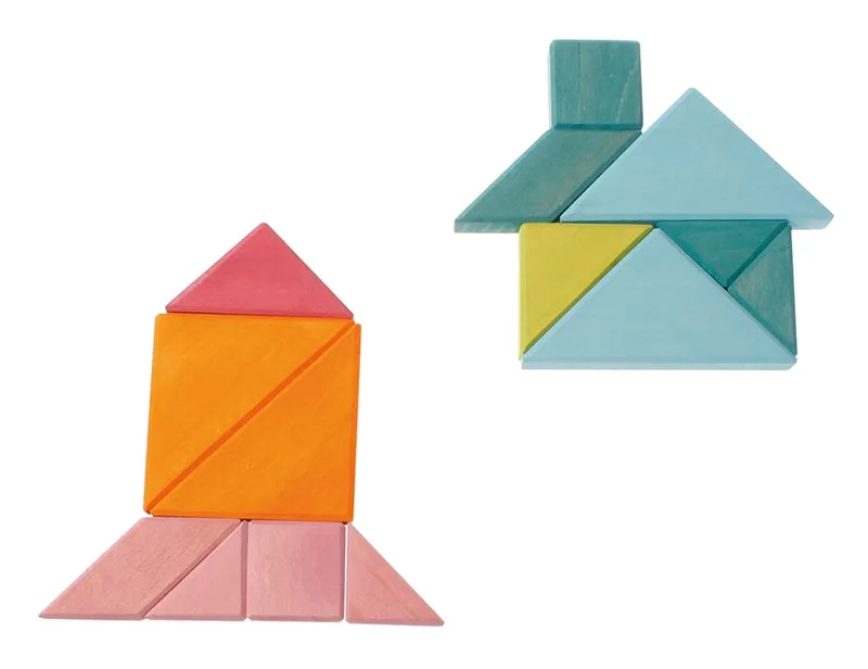 Grimm's Orange & Pink Tangram