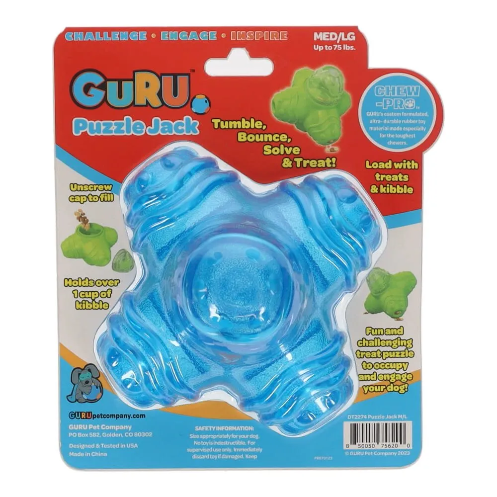 GURU Pocket Treat Ball Dog Enrichment Toy Medium/Large^^^