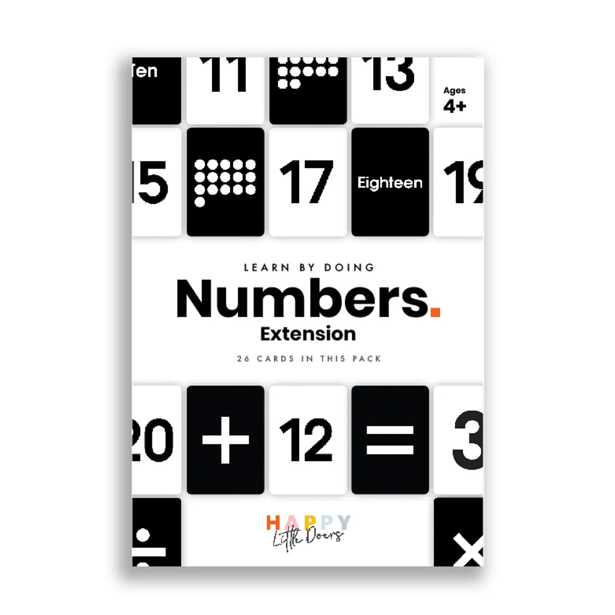 Happy Little Doers Learn Numbers Flashcards - Extension Pack