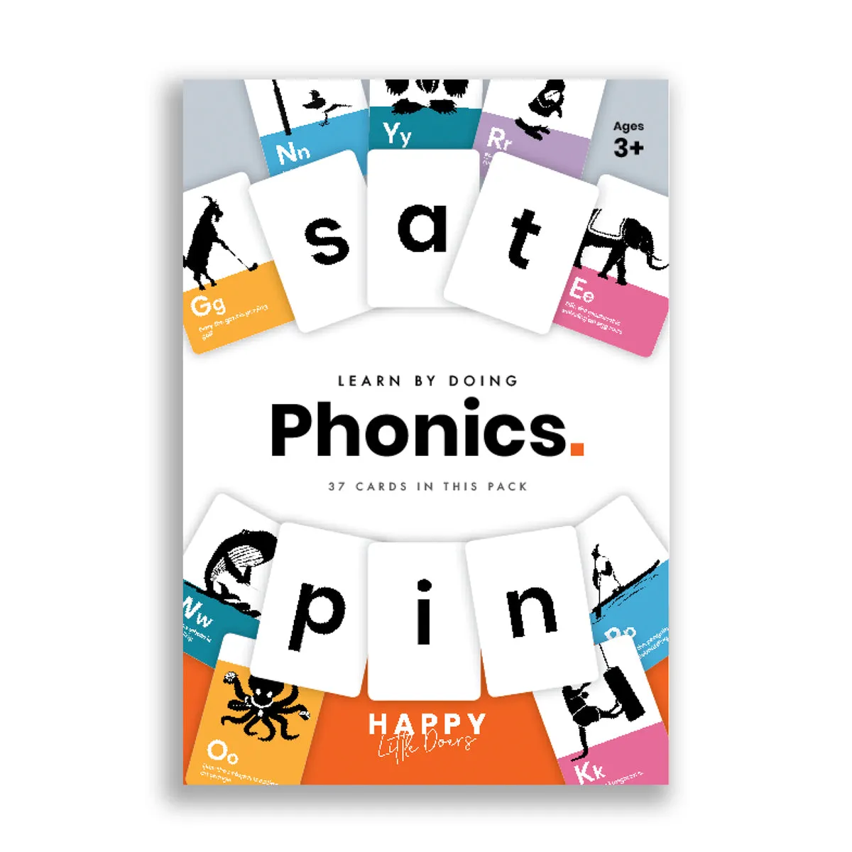 Happy Little Doers Learn Phonics Flashcards