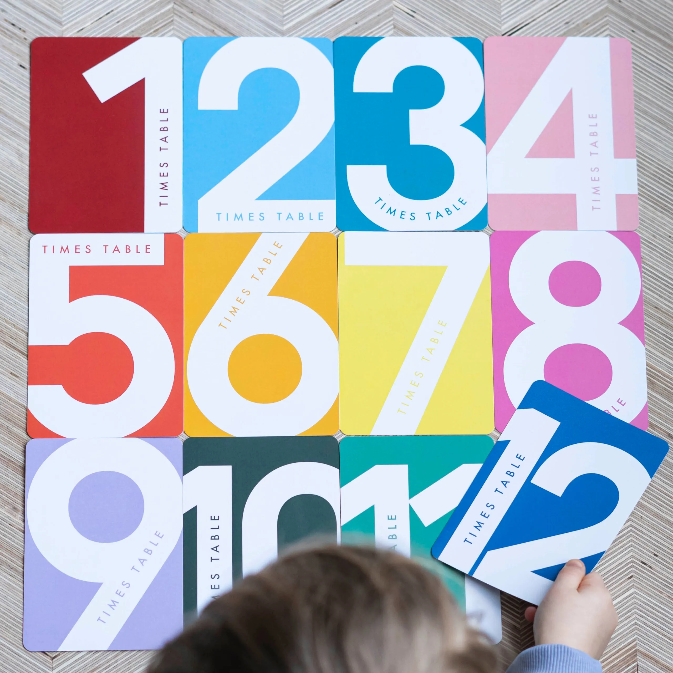 Happy Little Doers Learn Times Tables Flashcards