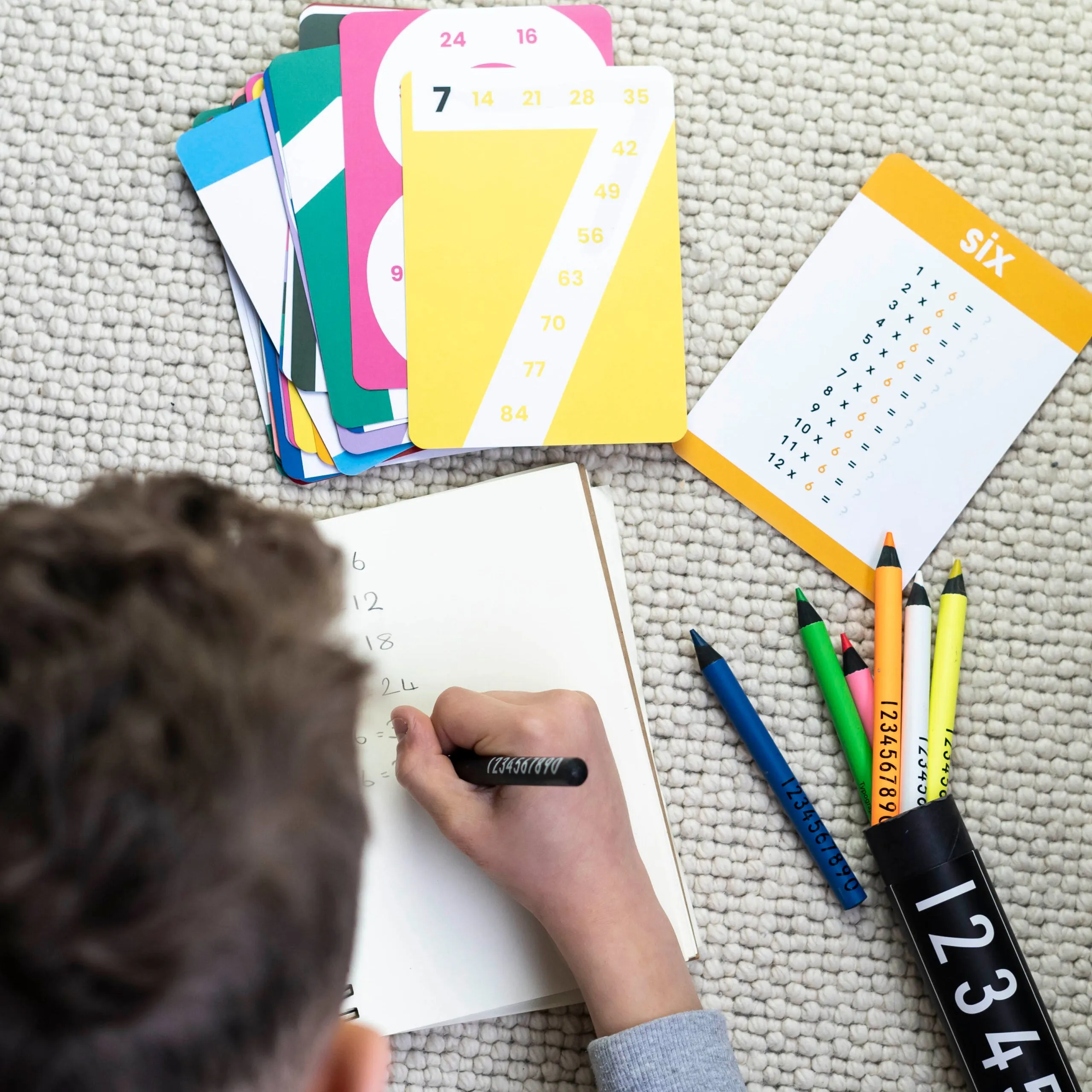 Happy Little Doers Learn Times Tables Flashcards