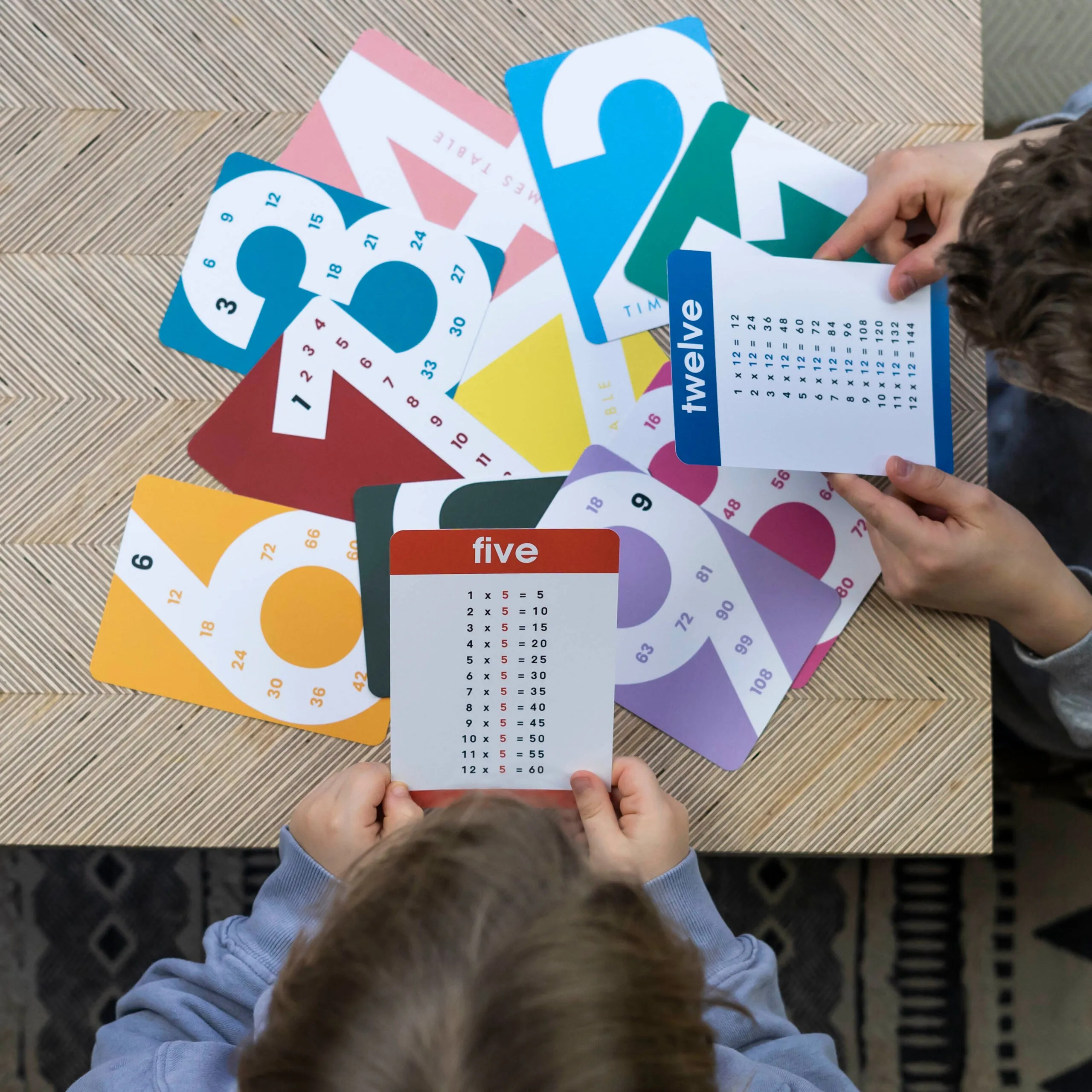 Happy Little Doers Learn Times Tables Flashcards