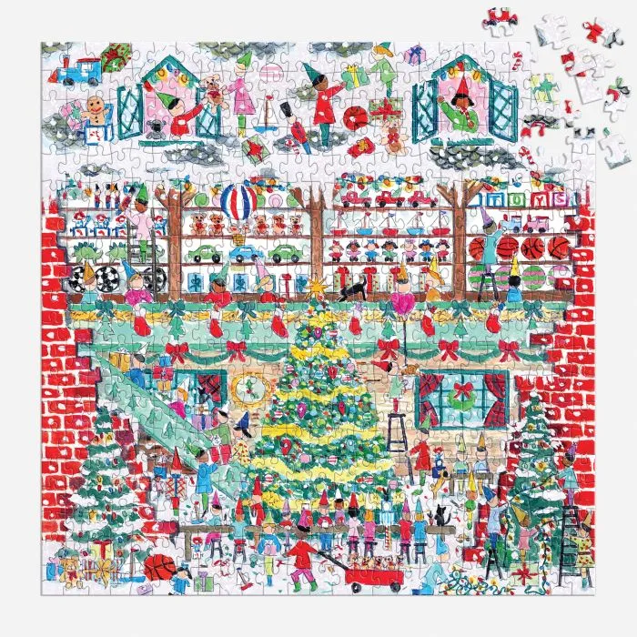 Jigsaw Foil Puzzle - Michael Storrings Toy Workshop 500pc