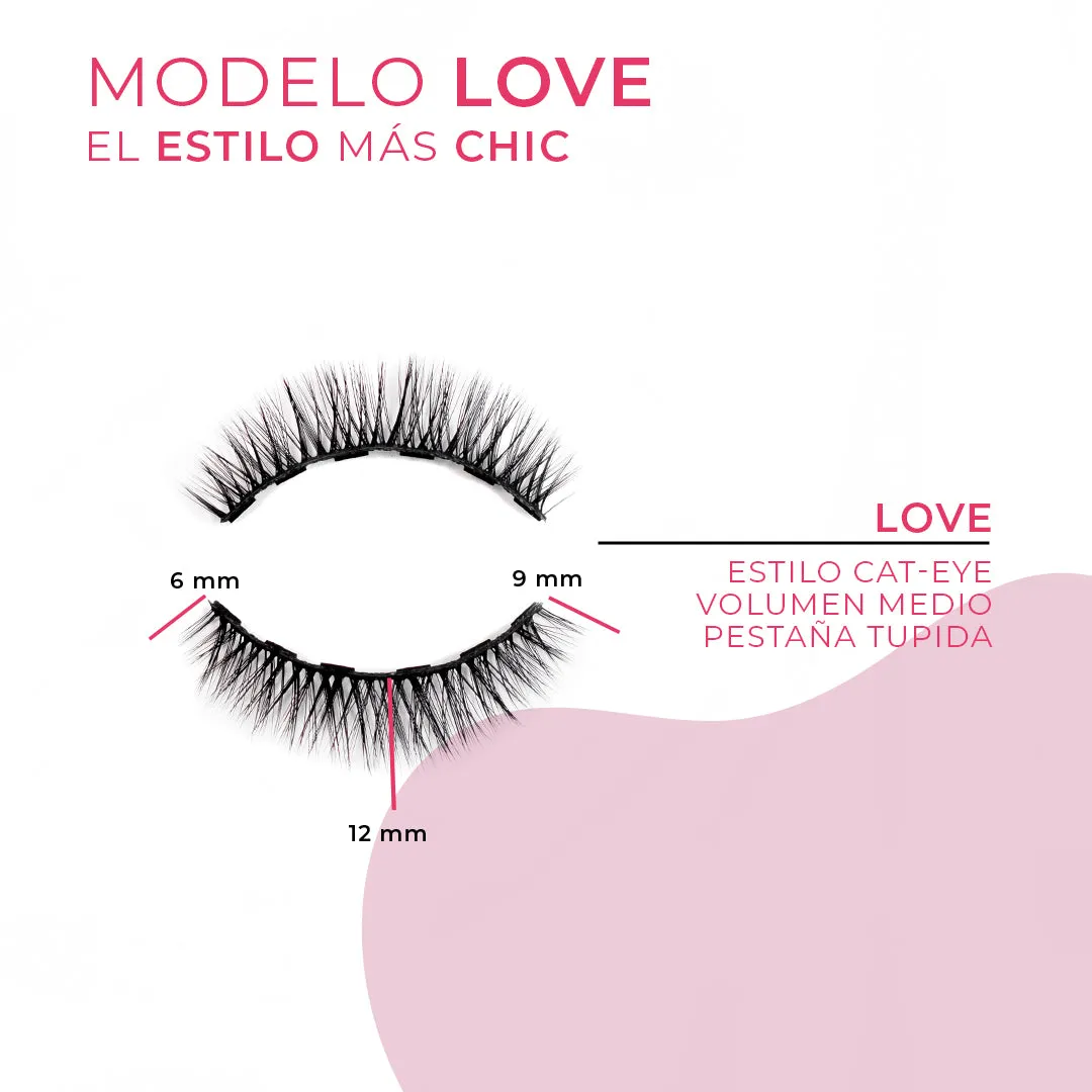 Kit LOVE - Estilo Cat Eye