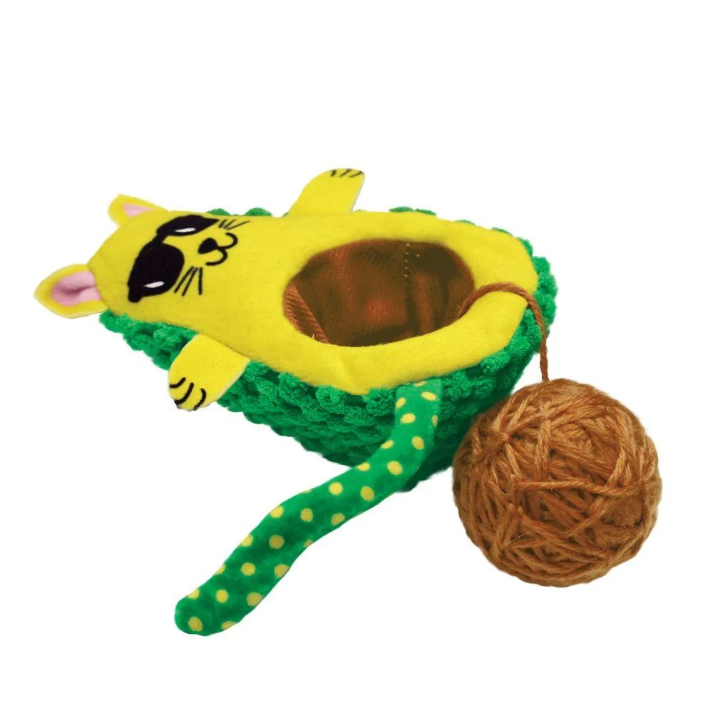 Kong Cat Toy Wrangler Avocado