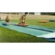 Lavinya High Quality 1ft XL Slip and Slide - Heavy Duty Inflatable Slide with Central Sprinkler and XL Crash Pad For Summer Fun Play