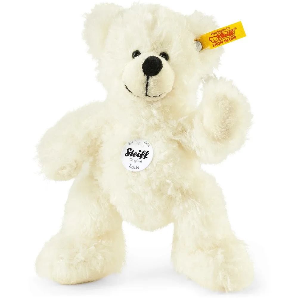 Lotte Teddy bear, white, 7 Inches