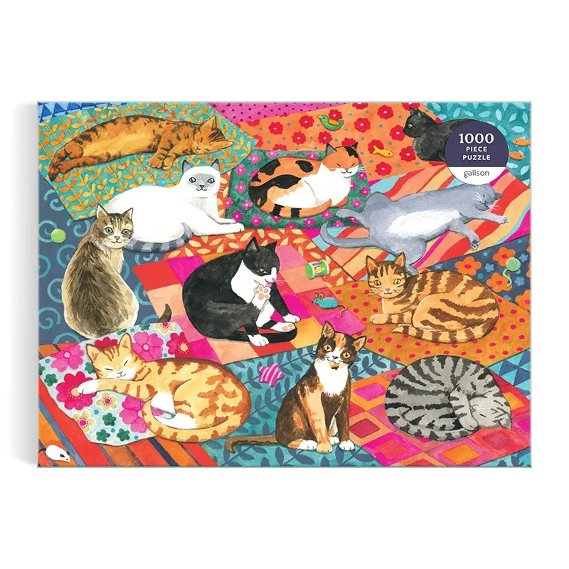 Lounging Cats 1000 Piece Puzzle