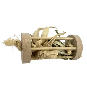 Moss Hollow & Tweeters Grass Wicker Barrel Chew Toy