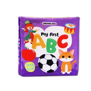 My First ABC Cloth Book with Squeaker and Crinkle Paper Cloth Books for Toddler Kids