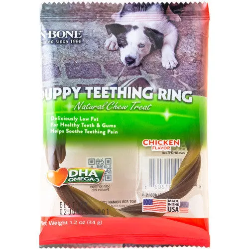 N-Bone Chicken Flavor Puppy Teething Ring