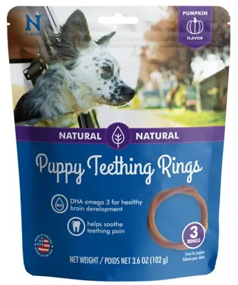 N-Bone Puppy Teething Rings Pumpkin Flavor