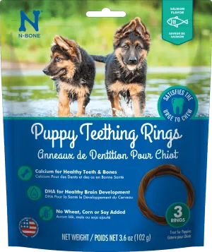 N-Bone® Puppy Teething Rings Salmon Flavor