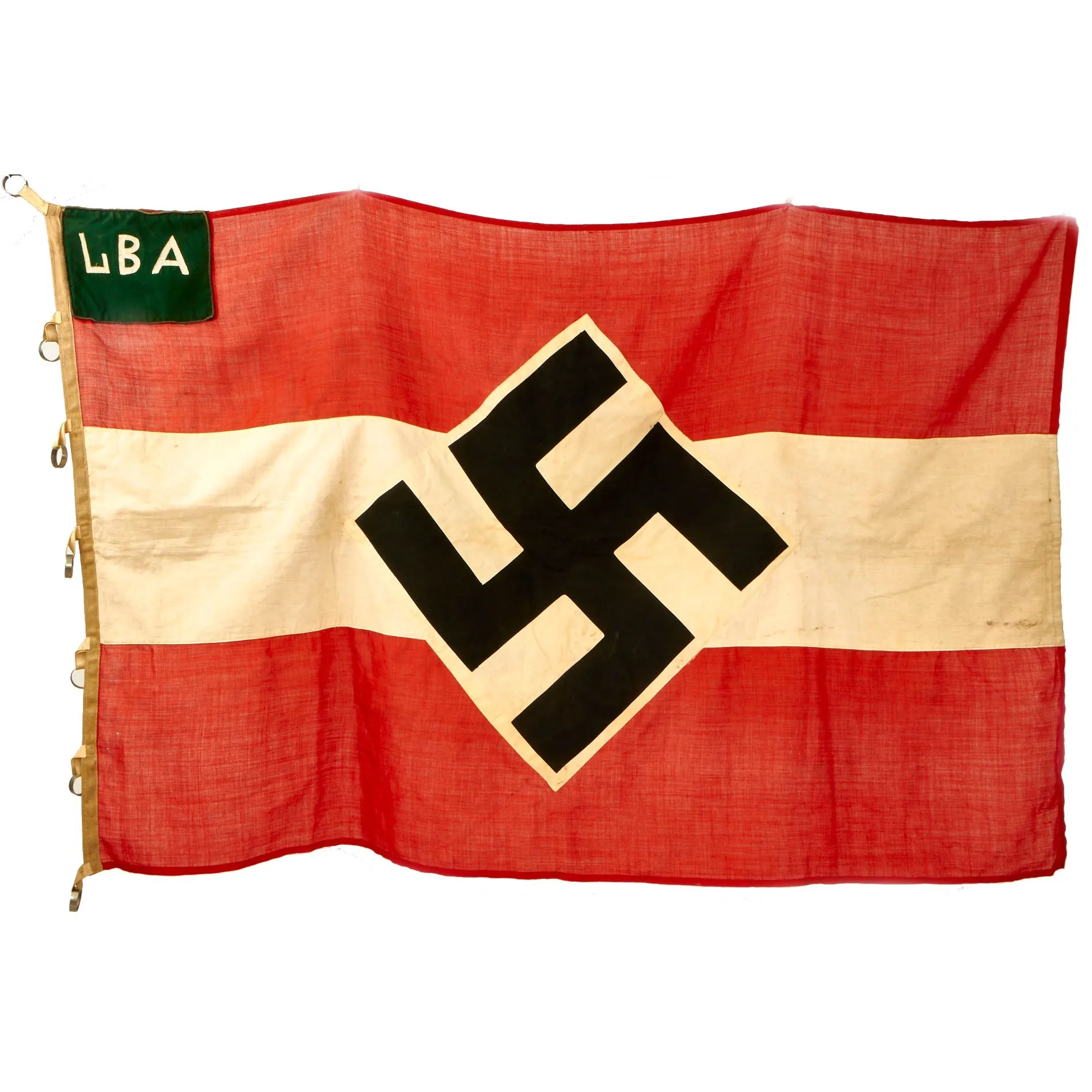 Original German WWII HJ National Youth Organization Teacher Training Institute Unit Parade Flag - 46” x 72”