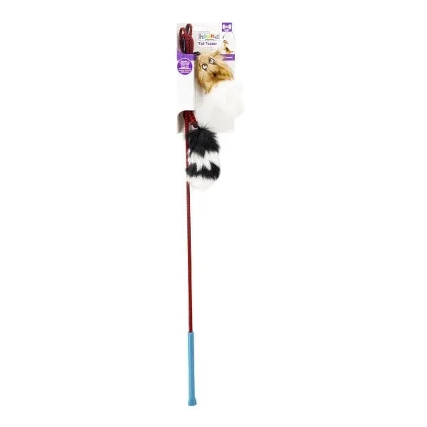 Outward Hound Tail Teaser Dog Wand, Black