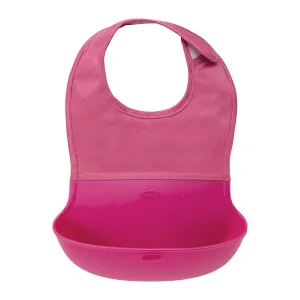 OXO Tot Roll-Up Bib - Pink