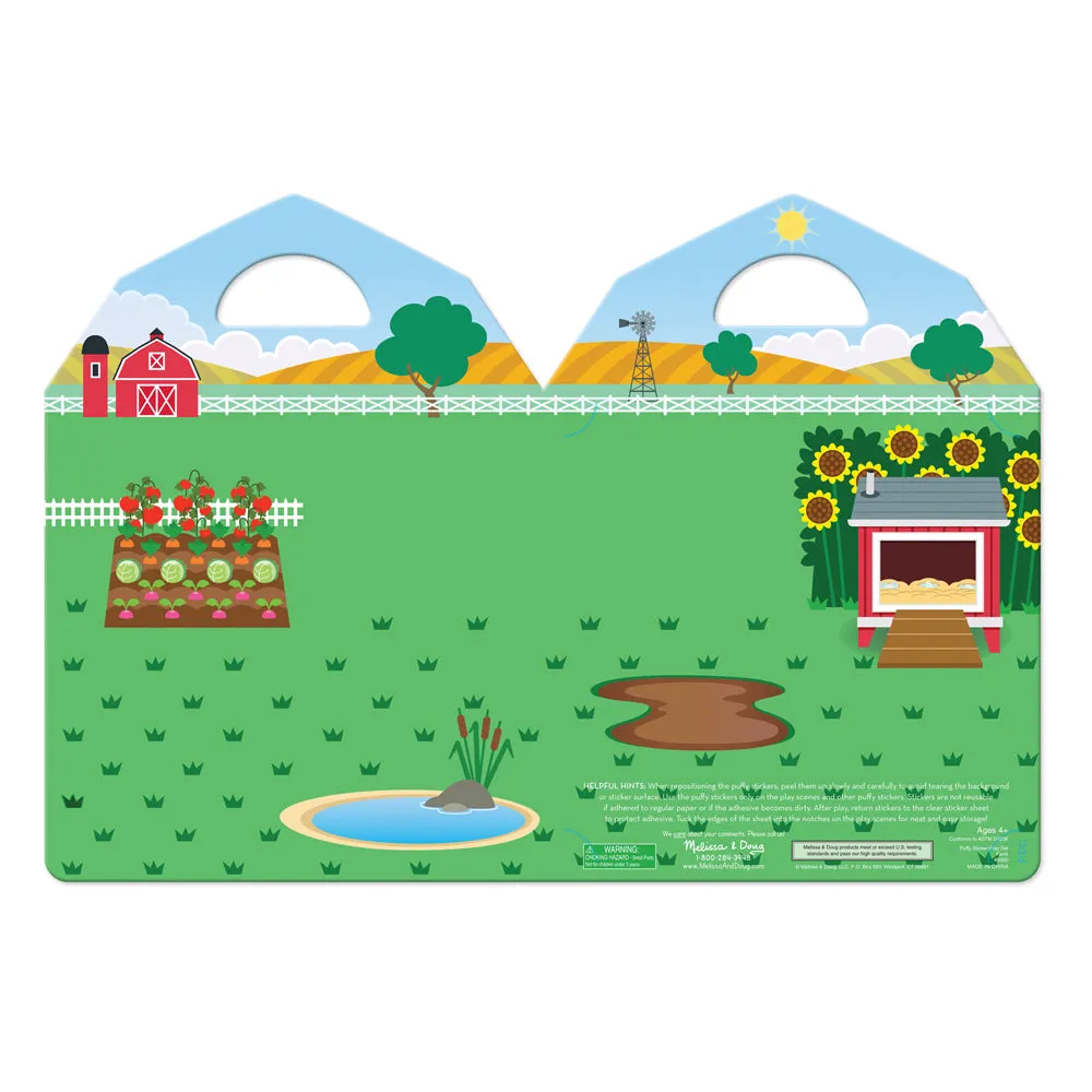 Puffy Stickers Set- On the Farm 9408