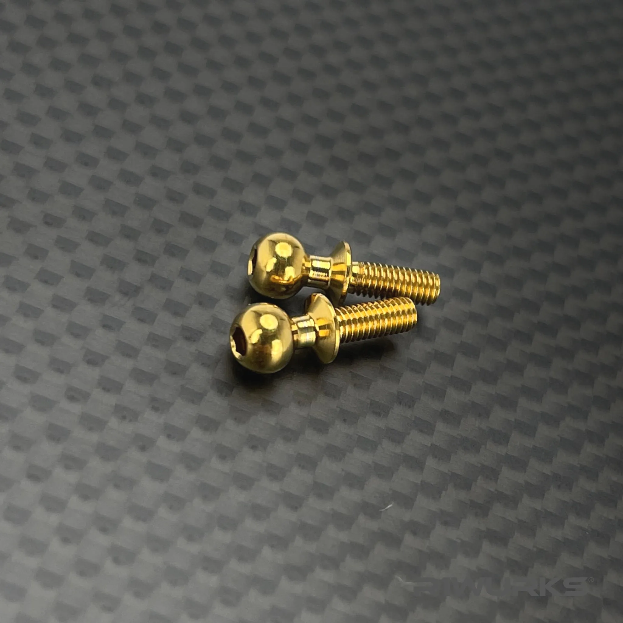 R1WURKS Titanium Ballstuds, Titanium Nitride Coated, 8mm