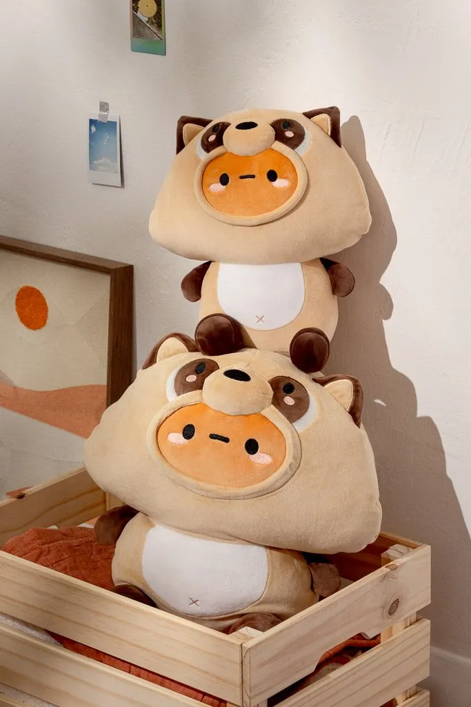 Racoon Tayto Potato Midi Mochi Plush