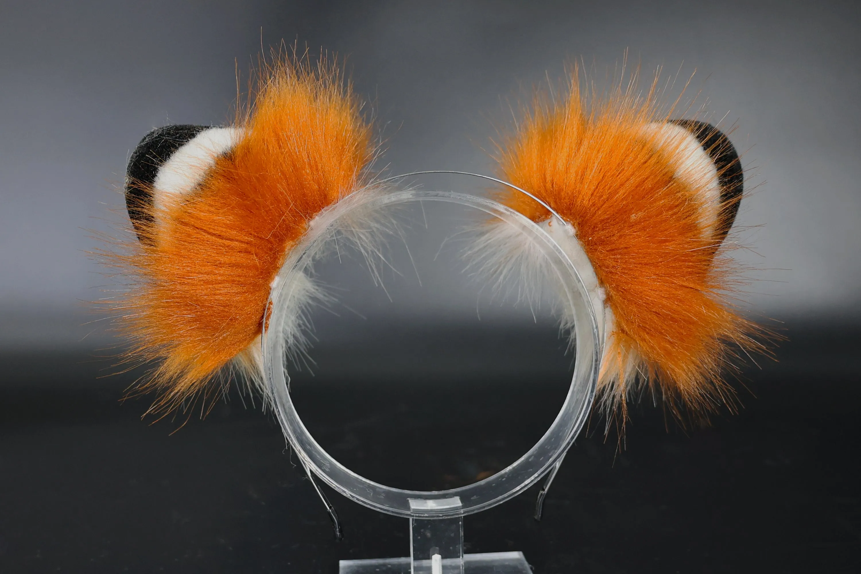 Realistic faux fur tiger ear and tail set tiger cosplay ear and tail set tiger petplay set animal cosplay tail and ear petplay tail and ear