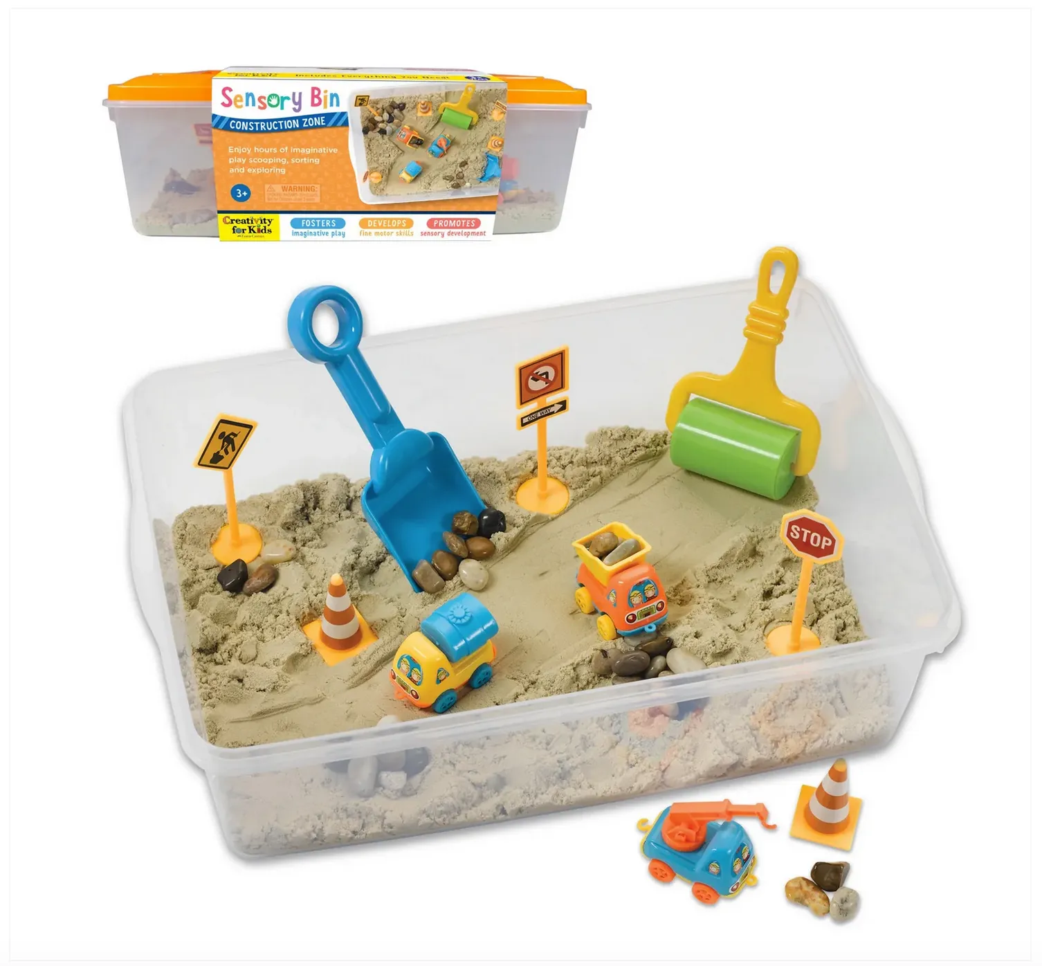 Sensory Bin Construction Zone by Faber-Castell