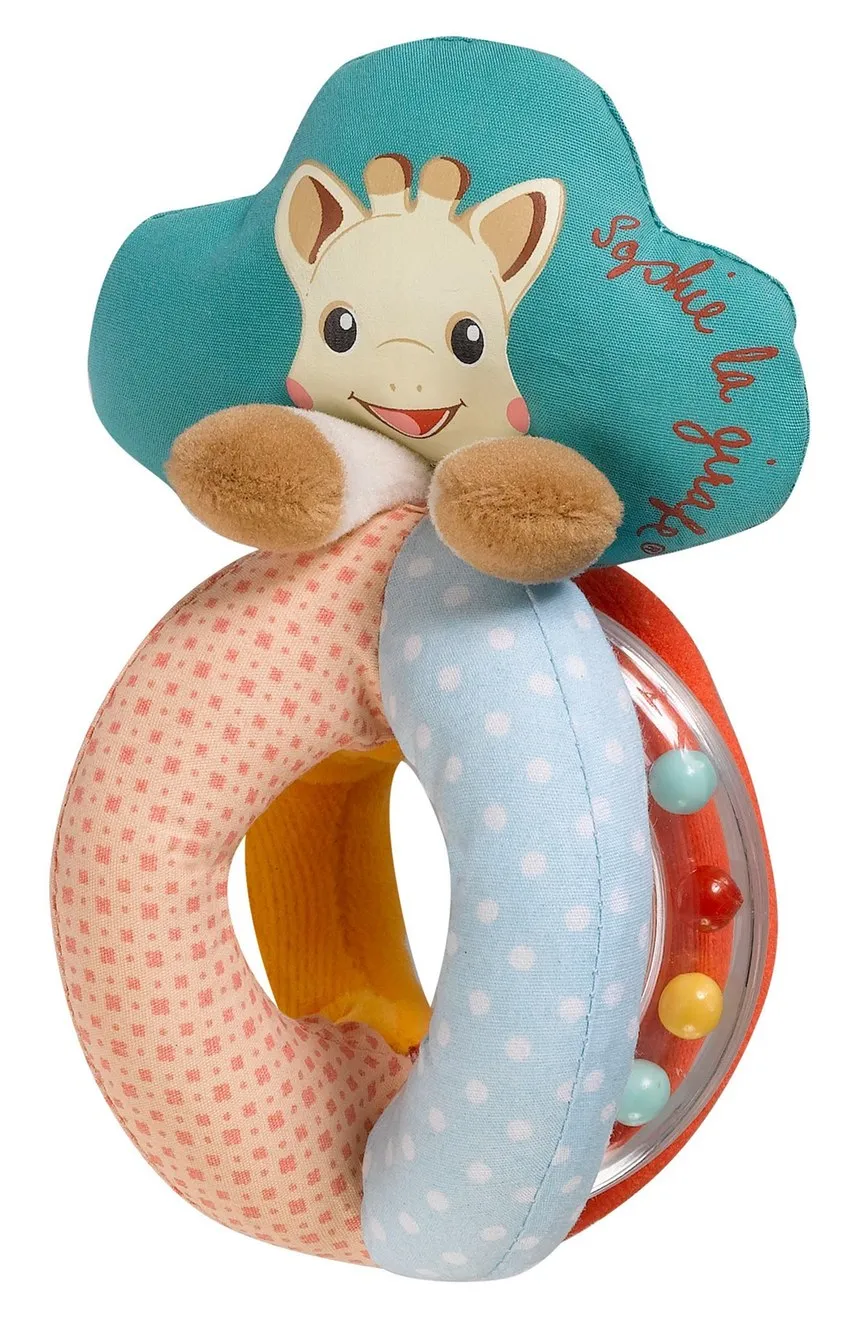 Sophie La Girafe Sophiesticated Rattle Set (Sophie La Girafe & Fabric Rattle)