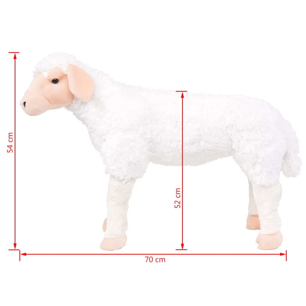 Standing Plush Toy Sheep White XXL