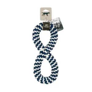 Tall Tails Braided Infinity Tug Dog Toy Navy