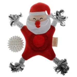 Territory Holiday 2-in-1 Mesh Santa Dog Toy