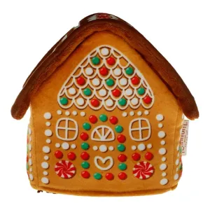 Territory Holiday 3-in-1 Gingerbread House Dog Toy