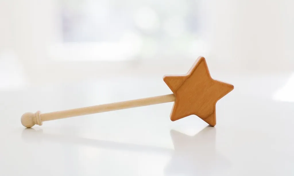 Wooden Star Wand